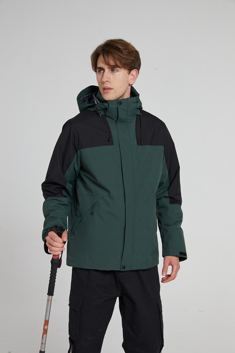 時尚沖鋒衣模特上身效果圖 時尚沖鋒衣模特上身效果圖