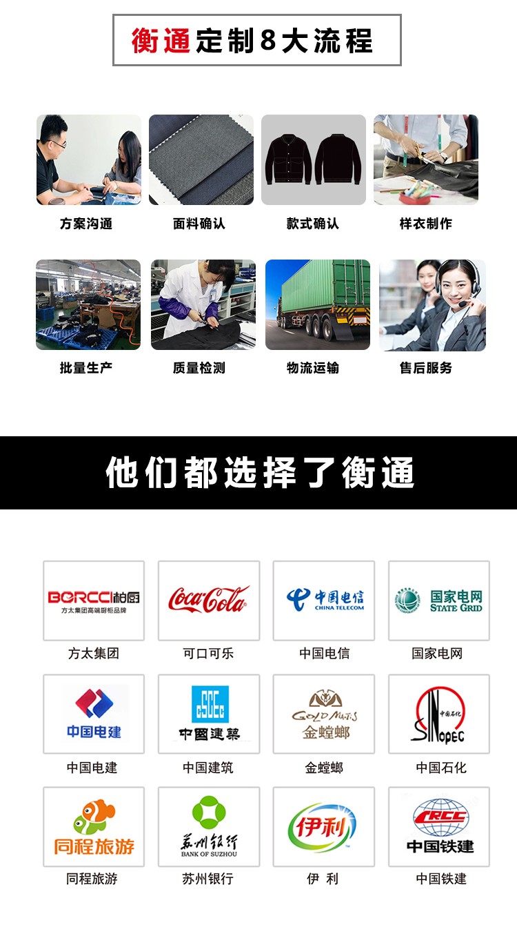 工作服定制流程 工作服定制流程