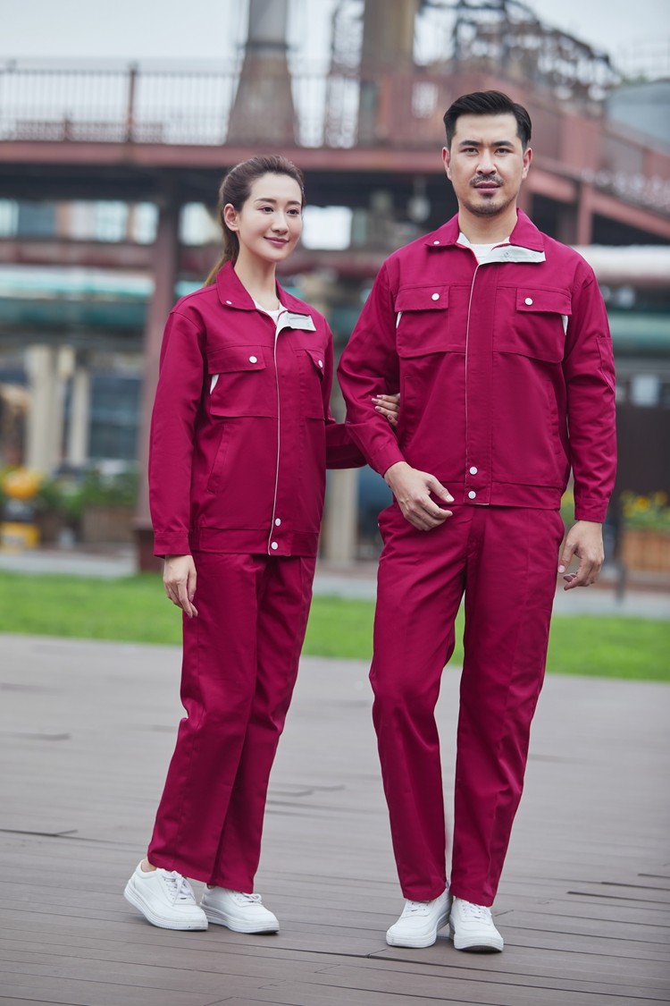 滌棉長袖工作服定做 滌棉長袖工作服定做